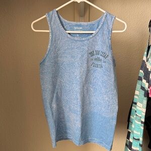 Light Blue Florida Graphic Tank Top